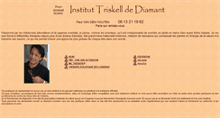 Desktop Screenshot of institut-triskell-de-diamant.fr