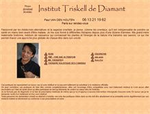 Tablet Screenshot of institut-triskell-de-diamant.fr